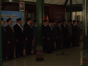 Pelantikan dan Serah Terima Jabatan Pimpinan Daerah Muhammadiyah Gunungkidul Periode 2010-2015 Pelantikan-1